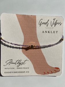 Anklet - Amethyst