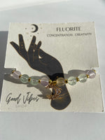 Load image into Gallery viewer, Fluorite Adjustable Bracelet
