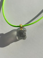 Load image into Gallery viewer, Fluorite Pendant - Bulbasaur

