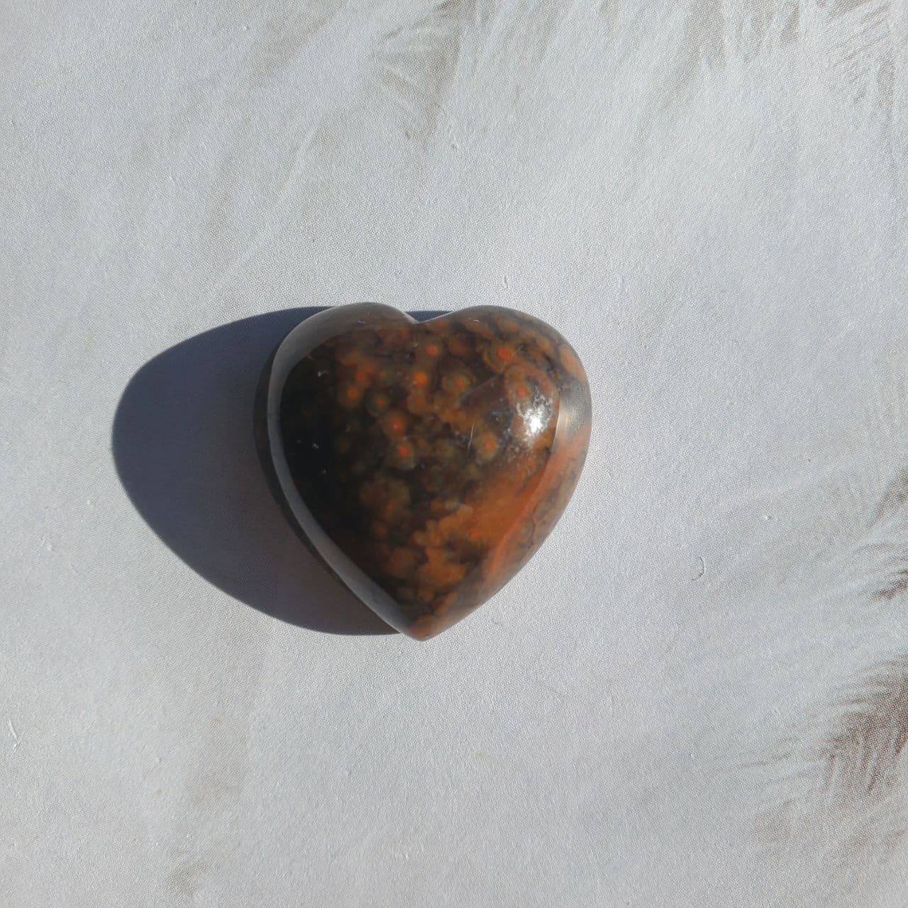 Ocean Jasper Mini Heart