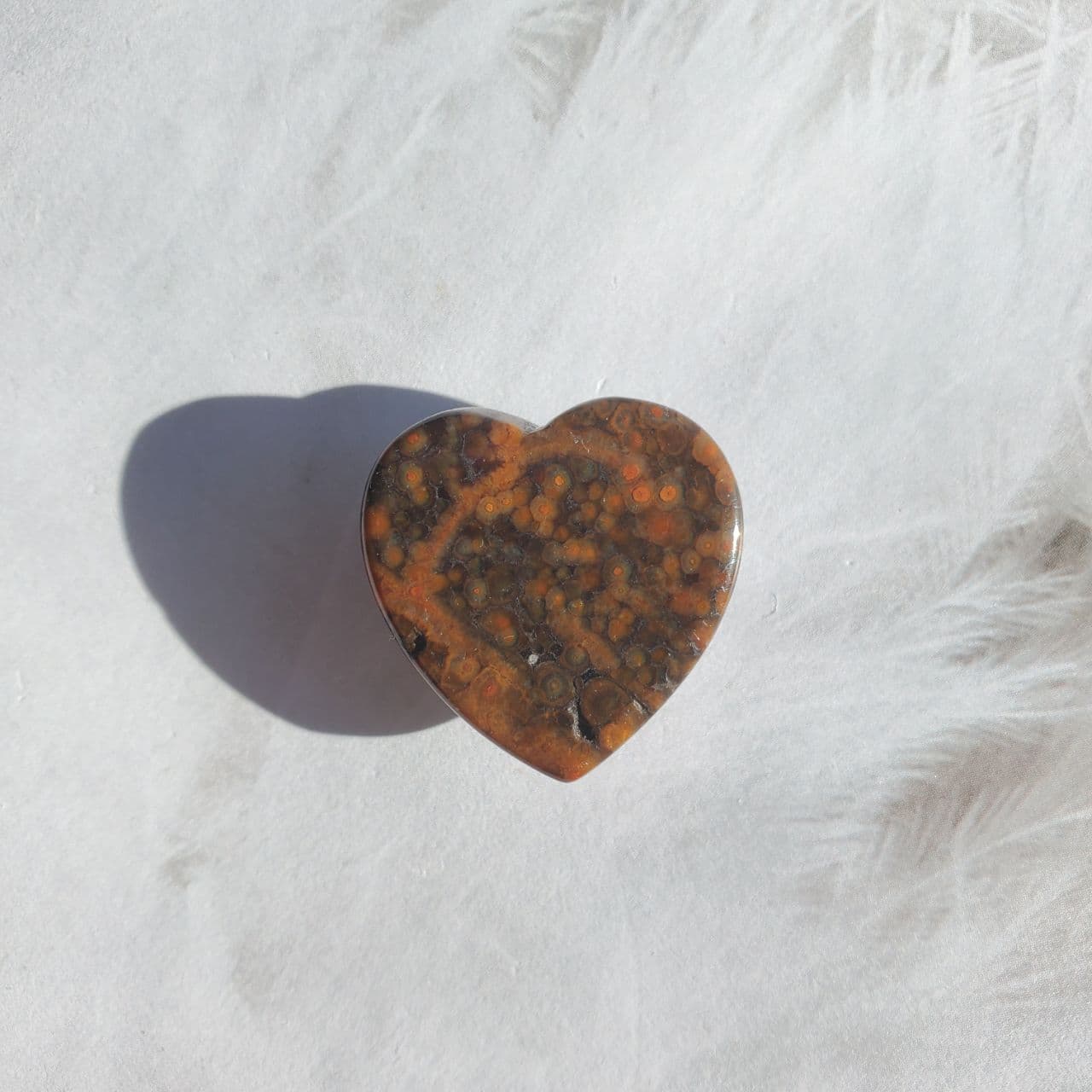 Ocean Jasper Mini Heart