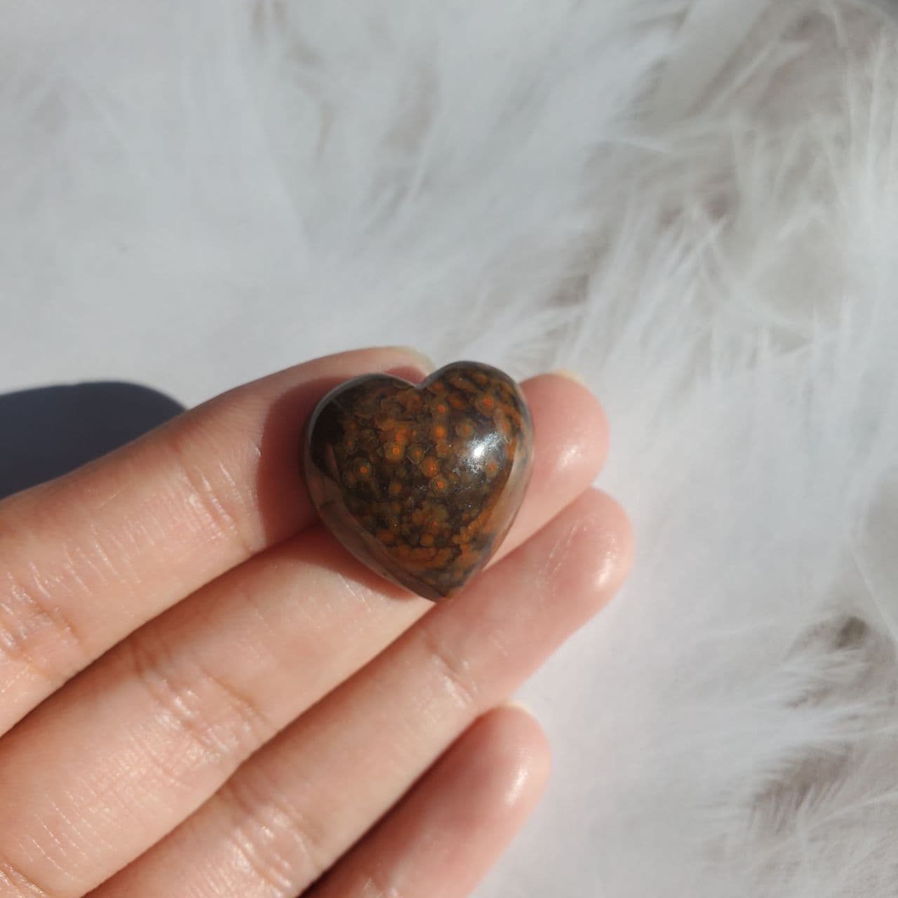 Ocean Jasper Mini Heart